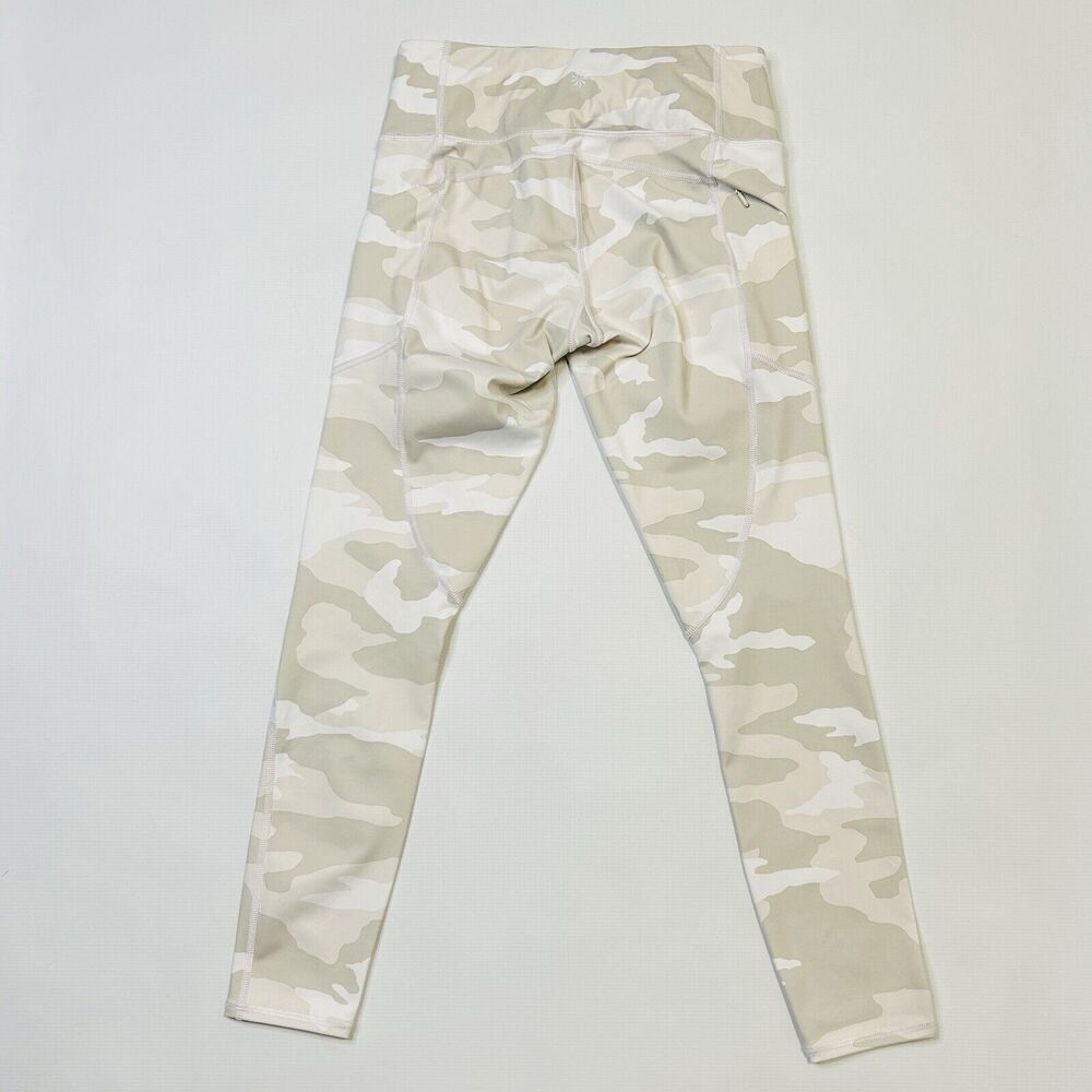 Athleta Womens Camo Contender 7/8 Tight leggings White Beige Size XS - Picture 4 of 13